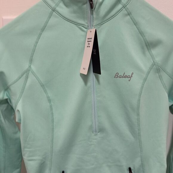 NWT Bayleaf Sports Women’s Cycling Half Zip Jacket in Mint Green. Size XS. - Picture 2 of 10